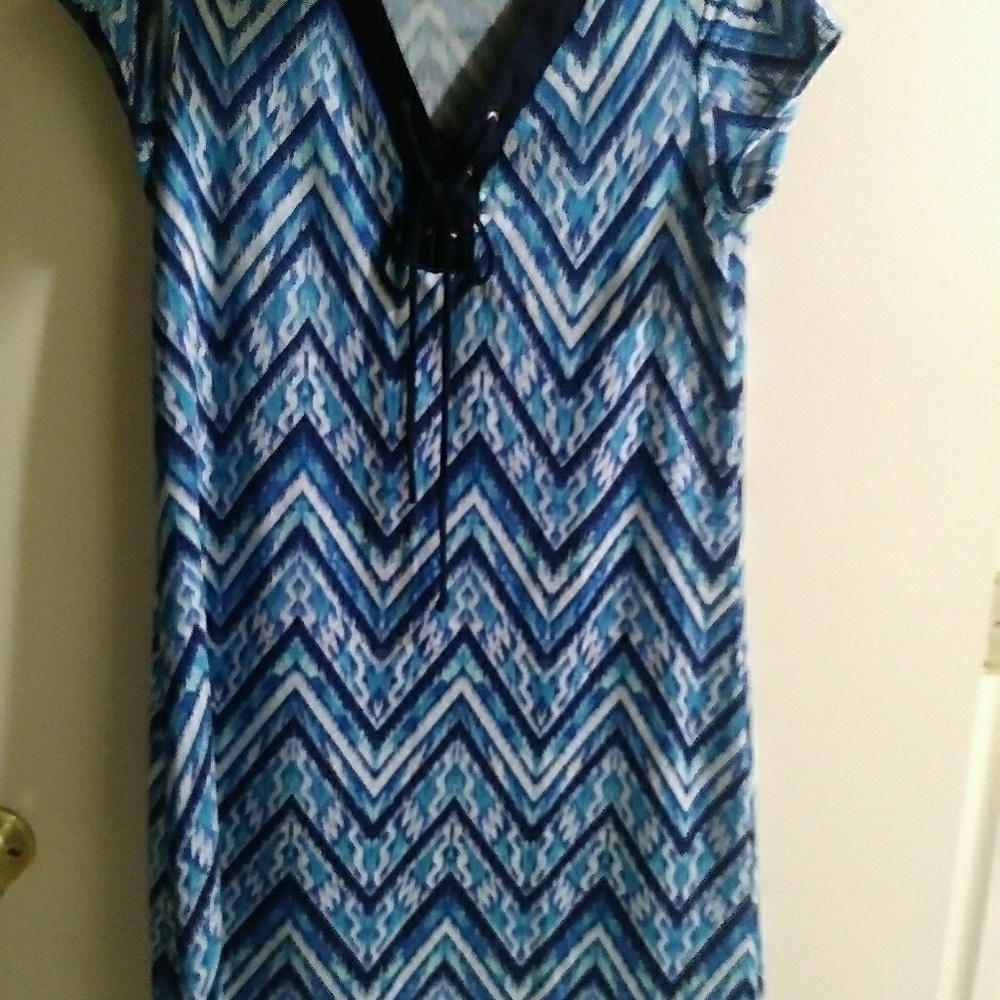 Ellen Parker cap sleeve sport dress